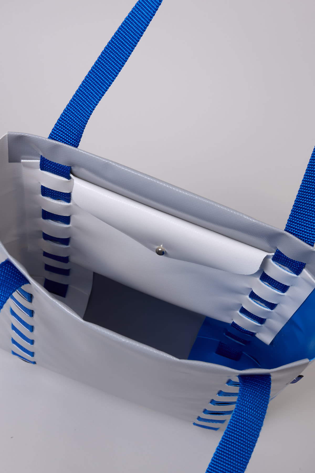 Inside the shoulder bag, showing the inner pocket